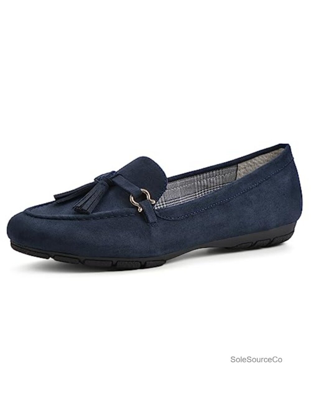 Cushioned Driving Mocc Flat Pull-On Tassel